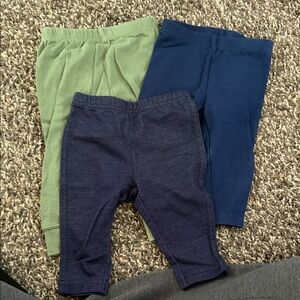 Carter's Green and Navy Leggings Set